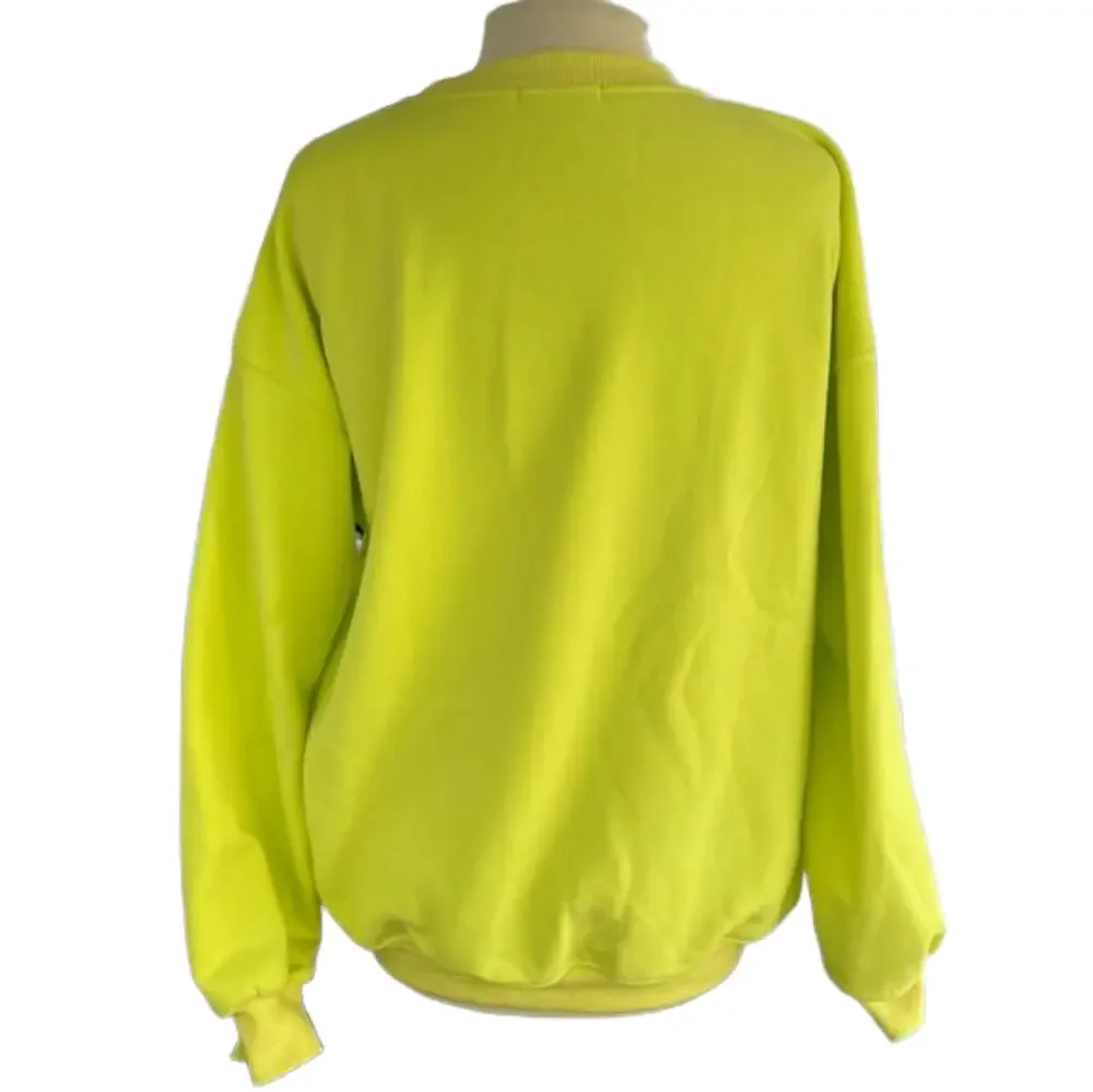 Mochy “I DON’T SLEEP” Neon Yellow Green Purple Size OS One Size Cotton - Picture 3 of 7